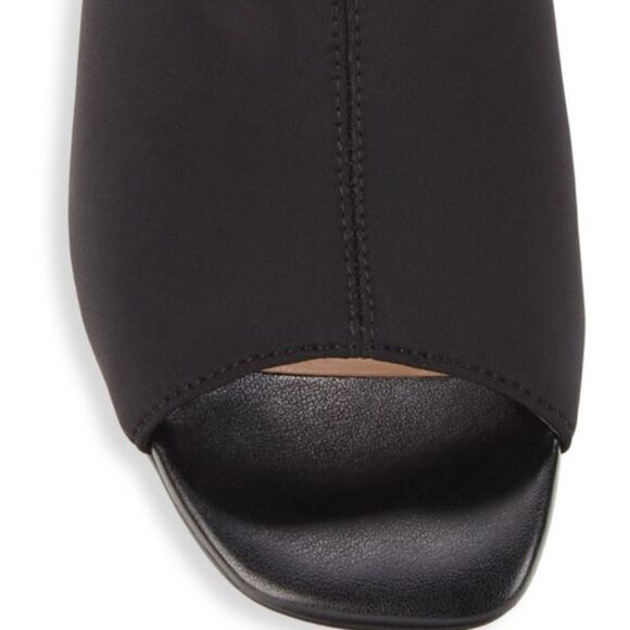 NIB Donald Pliner Women’s Black Suede Open Toe Sandal with 3” Block Heel- Size 6 - Picture 7 of 12